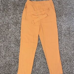 Orange work pants